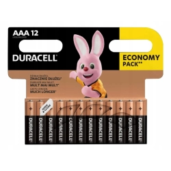 Bateria alkaliczna Duracell AAA (R3) 12 szt.