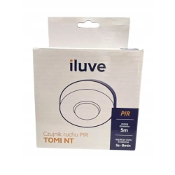 CZUJNIK RUCHU TOMI NT 360ST 5M 5S-8MIN IP20 1200VA 230V AC BIAŁY