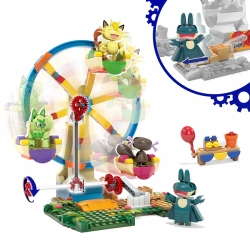 MEGA BLOKS CONSTRUX DIABELSKI MŁYN ZESTAW KLOCKÓW + 4 FIGURKI POKEMONÓW