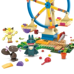 MEGA BLOKS CONSTRUX DIABELSKI MŁYN ZESTAW KLOCKÓW + 4 FIGURKI POKEMONÓW
