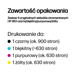 Tusz HP 953 6ZC69AE zestaw