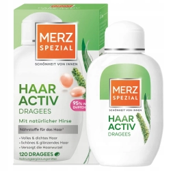 MERZ HAAR ACTIV suplement diety wspierający włosy skóra paznokcie 120 tabl