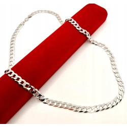 Srebrny łańcuszek Pancerka Pr.925 W:33,10gr Dł:60cm NOWY 22