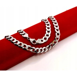 Srebrny łańcuszek Pancerka Pr.925 W:33,10gr Dł:60cm NOWY 22