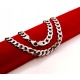 Srebrny łańcuszek Pancerka Pr.925 W:33,10gr Dł:60cm NOWY 22