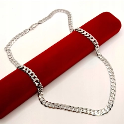 Srebrny łańcuszek Pancerka Pr.925 W:36,21gr Dł:60cm Nowy 13