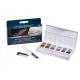 Farby akwarelowe Derwent Metallic Watercolor Pans – zestaw 12 sztuk
