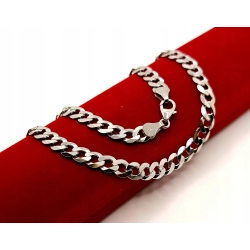 Srebrny łańcuszek pancerka pr.925 W:26,03gr Dł:60cm NOWY 20