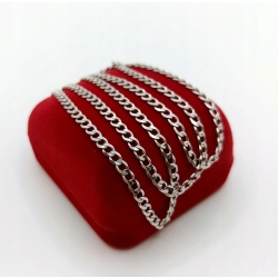 Srebrny łańcuszek pancerka pr.925 W:8,33gr szer:3,5mm Nowy 21