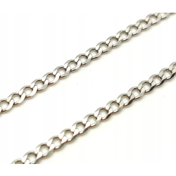 Srebrny łańcuszek pancerka pr.925 W:8,33gr szer:3,5mm Nowy 21