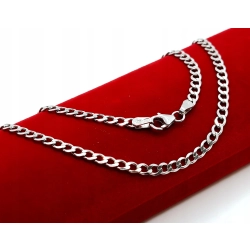 Srebrny łańcuszek pancerka pr.925 W:7,56gr szer.3,5mm NOWY 21
