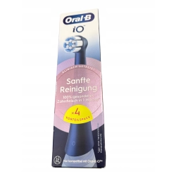 Końcówki do szczoteczek Oral-B iO Gentle Clean kolor czarny 4 sztuki NOWE