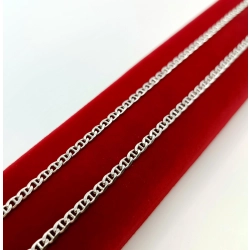 Srebrny łańcuszek Gucci Pr.925 W:9,75gr Dł:60cm szer.3mm Nowy 17