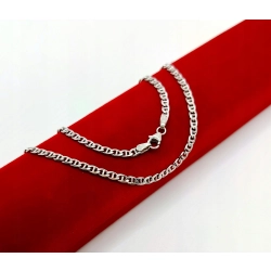 Srebrny łańcusze Gucci pr.925 W:7,40gr Dł:45cm szer.3mm NOWY 17