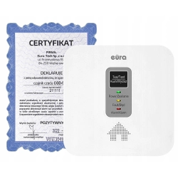 CZUJNIK detektor CZADU I GAZU ZIEMNEGO 2w1 230V