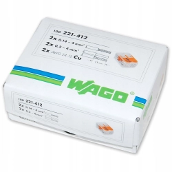 Szybkozłączki Wago 221-412 0,14-4 mm² / 2 100 szt.