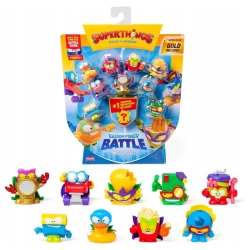 Super Things Seria 14 Zings KAZOOM Power Battle 10 Pak Złota Figurka