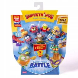 Super Things Seria 14 Zings KAZOOM Power Battle 10 Pak Złota Figurka