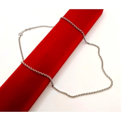 Srebrny łańcuszek Rolo pr.925 W:6,43gr Dł:50cm NOWY 5