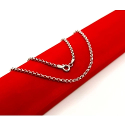 Srebrny łańcuszek Rolo pr.925 W:6,43gr Dł:50cm NOWY 5