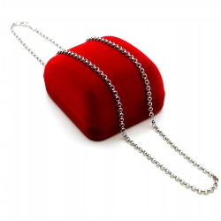 Srebrny łańcuszek Rolo pr.925 W:6,43gr Dł:50cm NOWY 5