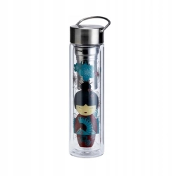 BUTELKA TERMICZNA Z ZAPARZACZEM FLOWTEA LITTLE GEISHA RED EIGENART 350 ML