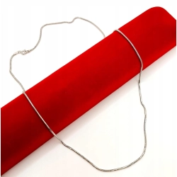 srebrny łańcuszek żyłka żmijka Pr.925 W:3,92gr dł:60cm NOWY 25