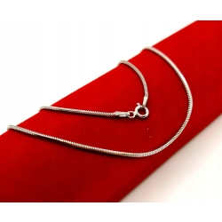 Srebrny łańcuszek żyłka żmijka pr.925 W:3,58gr Dł:55cm NOWY 25