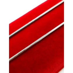 Srebrny łańcuszek żyłka żmijka pr.925 W:3,58gr Dł:55cm NOWY 25