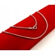 Srebrny łańcuszek żyłka żmijka pr.925 W:3,58gr Dł:55cm NOWY 25