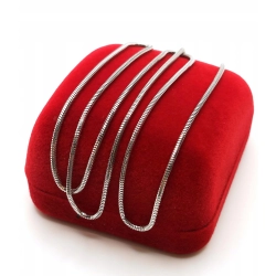 Srebrny łańcuszek żyłka żmijka Pr.925 W:3,37gr NOWY 25