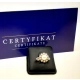 Złoty pierścionek z Perłą i Diamentami PR.750 W:4,20gr R.12 InterSKLEP