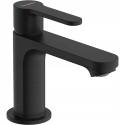 Hansgrohe Bateria umywalkowa czarna 13.6 cm Stamis s 80 Cool Start Czarny