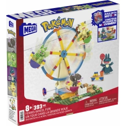 MEGA BLOKS CONSTRUX DIABELSKI MŁYN ZESTAW KLOCKÓW + 4 FIGURKI POKEMONÓW