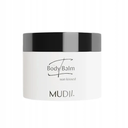 Mudii SUN KISSED Rozświetlający balsam do ciała 250 ml ze złotymi drobinami