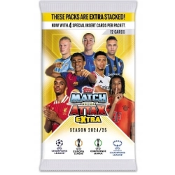 TOPPS MATCH ATTAX EXTRA 2024/25 2025 NOWA saszetka 12 kart