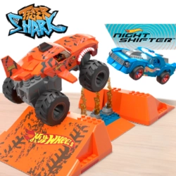 Mega Construx Hot Wheels Monster Trucks zderza się z Tiger Shark HKF88