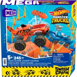 Mega Construx Hot Wheels Monster Trucks zderza się z Tiger Shark HKF88