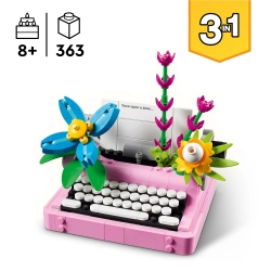 LEGO Creator 3 w 1 31169 Maszyna do pisania z kwiatami