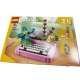 LEGO Creator 3 w 1 31169 Maszyna do pisania z kwiatami