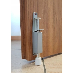 Samozamykacz Assa Abloy DC140 srebrny, do drzwi zewnętrznych i wewnętrznych
