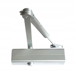 Samozamykacz Assa Abloy DC140 srebrny, do drzwi zewnętrznych i wewnętrznych