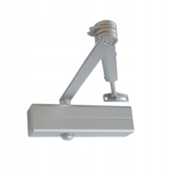 Samozamykacz Assa Abloy DC140 srebrny, do drzwi zewnętrznych i wewnętrznych