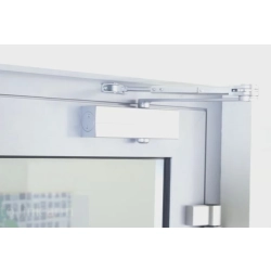Samozamykacz Assa Abloy DC140 srebrny, do drzwi zewnętrznych i wewnętrznych