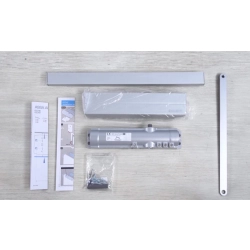 Samozamykacz drzwiowy ASSA ABLOY DC340 ze stali nierdzewnej