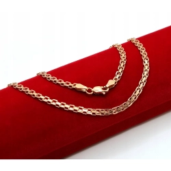 Złoty łańcuszek Bismark Pr.585 W:8,14gr Dł:51cm InterSKLEP