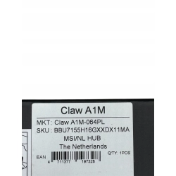Konsola przenośna MSI Claw 7” FHD IPS Intel Ultra 7 155H Windows 11 Home