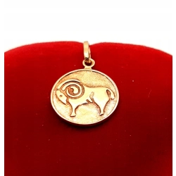 Złota zawieszka znak zodiaku Baran PR.585 W:1,76gr InterSKLEP