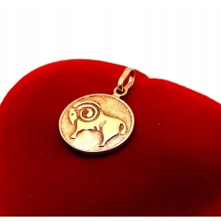 Złota zawieszka znak zodiaku Baran PR.585 W:1,76gr InterSKLEP