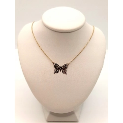 Złoty łańcuszek celebrytka Motyl PR.333 W:0,99gr Dł.44,5-47,5cm InterSKLEP